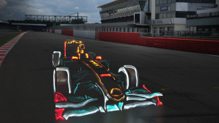 Illustration for article titled Formula 1 cars made entirely out of light